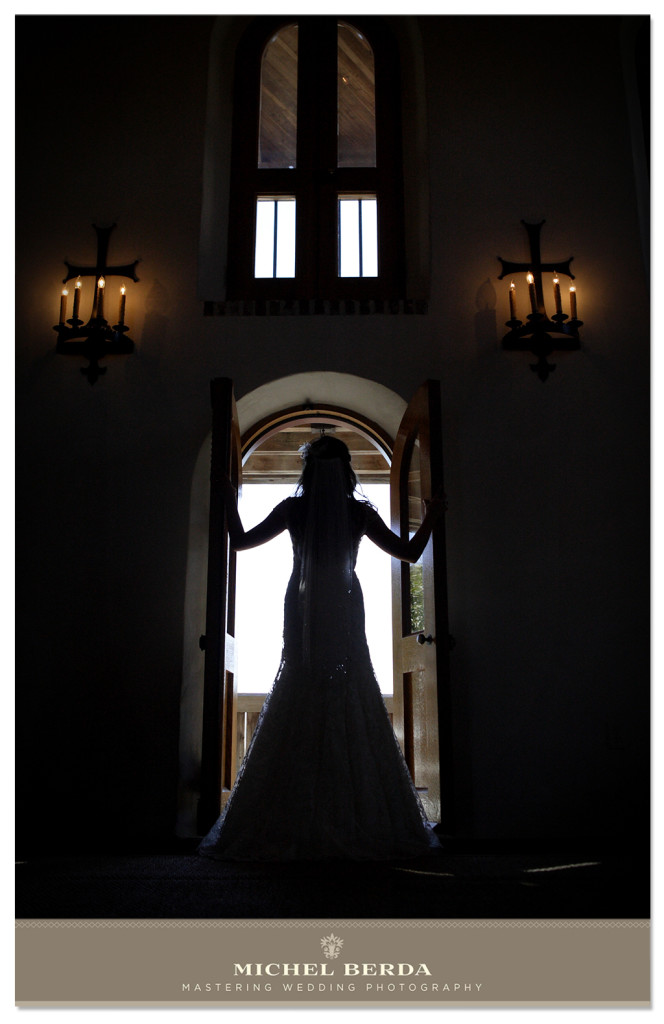 When I get hired to photograph a wedding, I am always pushing the envelope to make a images that much more of a WOW factor. As a Charleston Wedding Photographer, I saw this image before I captured it. I dialed my exposure way down so that the mood would represent the chandeliers and the light coming from the window. The Murdock Castle is the perfect place as a wedding photographer to capture those amazing images. 
