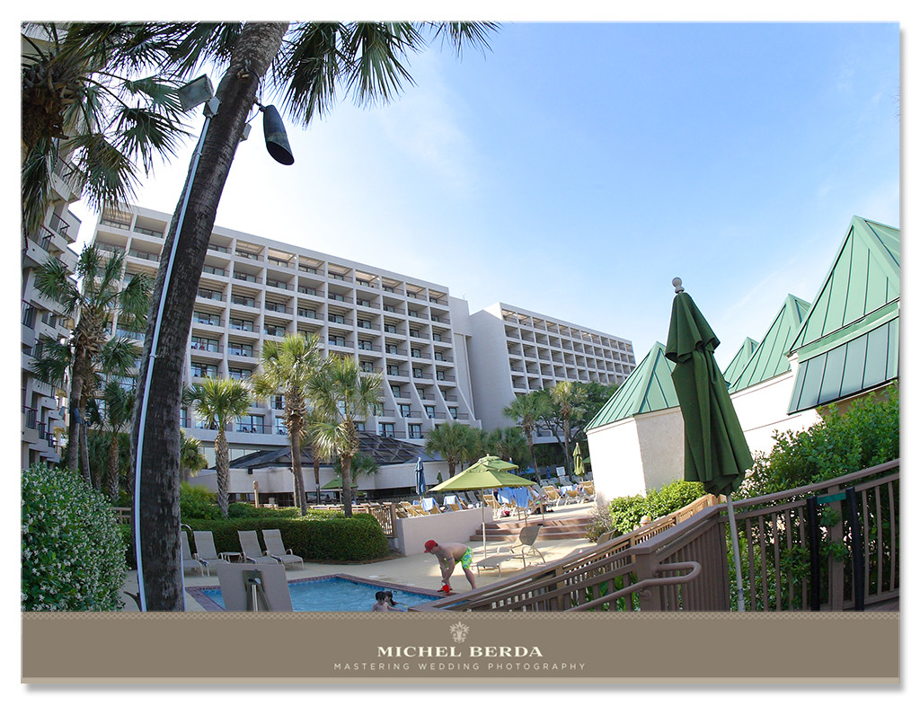 The Hilton Head Marriott a beautiful hotel, with a amazing beach, 