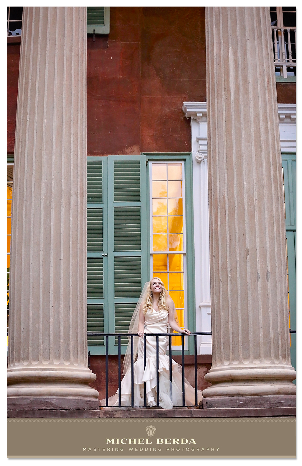 Bridal Portrait Cistern Charleston, Sc