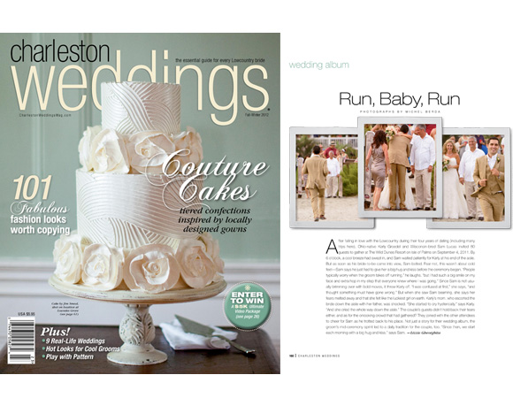 Michel Berda King Street Photo Weddings Daniel Island Is featured In Charleston Wedding Magazine