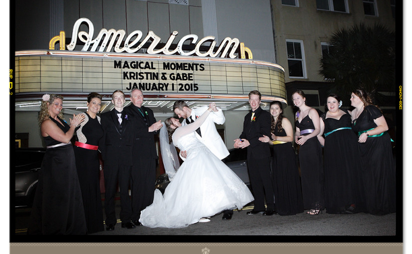 A New Years Wedding 1/1/2015 For Kristin & Gabe At The American Theater In Charleston, SC